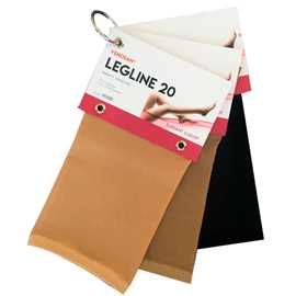 Lyskestøttestrømpe med kant 140 den LegLine 20 fra Venosan